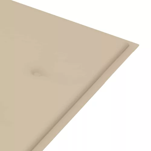  tömör akácfa kerti pad párnával 120 cm