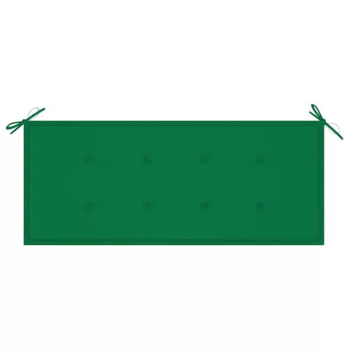  tömör akácfa kerti pad párnával 120 cm