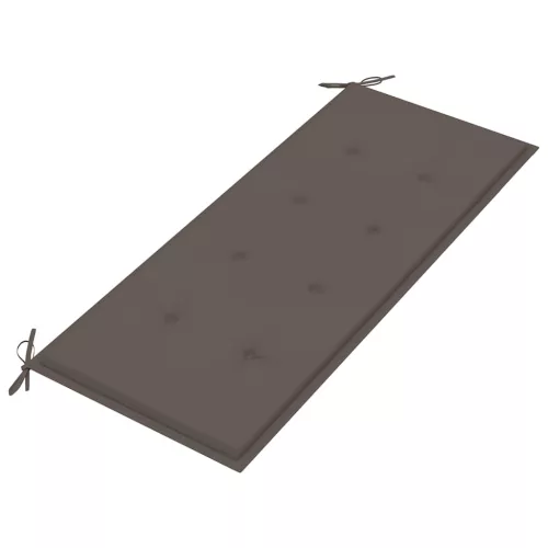  tömör akácfa kerti pad párnával 120 cm