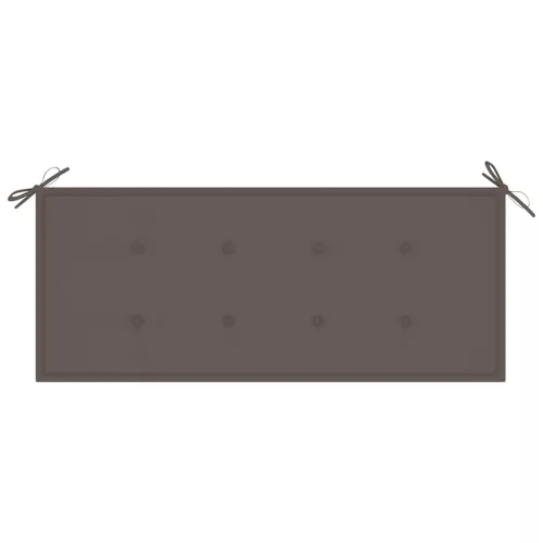  tömör akácfa kerti pad párnával 120 cm