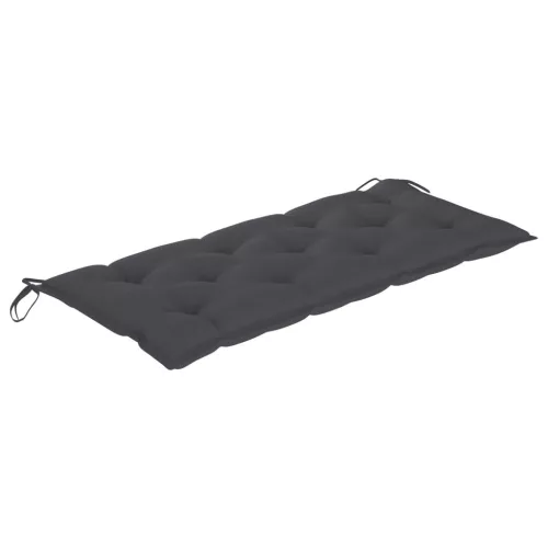  tömör akácfa kerti pad párnával 120 cm