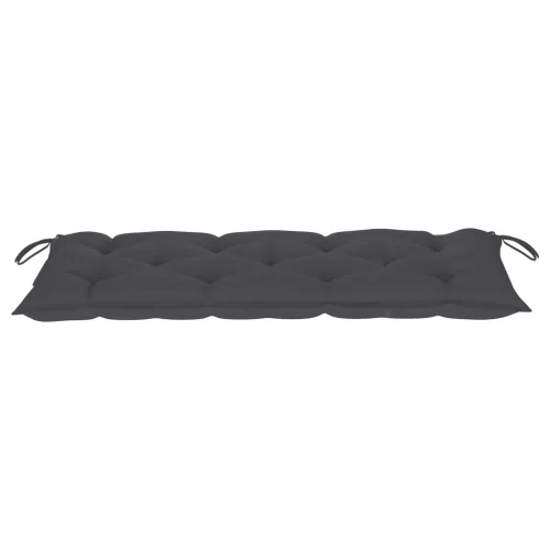  tömör akácfa kerti pad párnával 120 cm