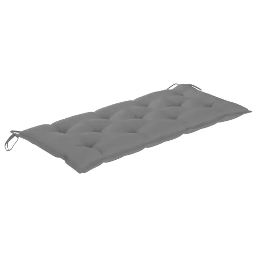 tömör akácfa kerti pad párnával 120 cm