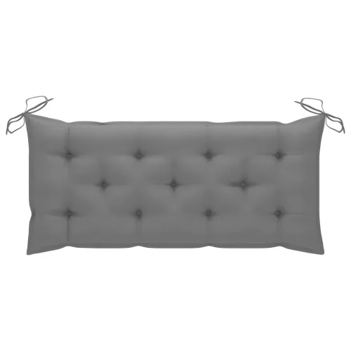  tömör akácfa kerti pad párnával 120 cm