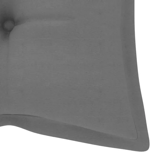  tömör akácfa kerti pad párnával 120 cm