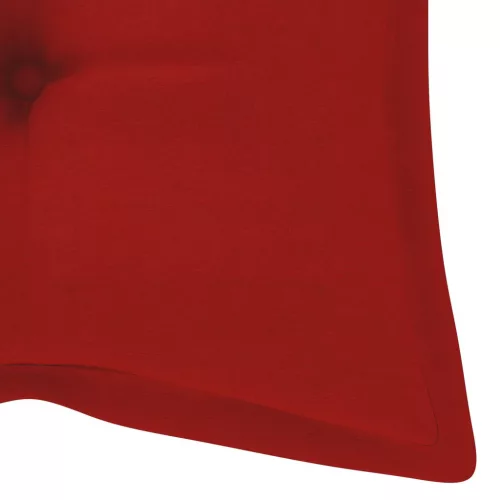  tömör akácfa kerti pad párnával 120 cm