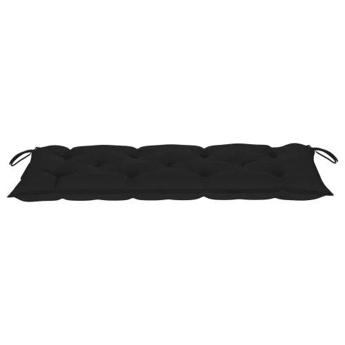  tömör akácfa kerti pad párnával 120 cm