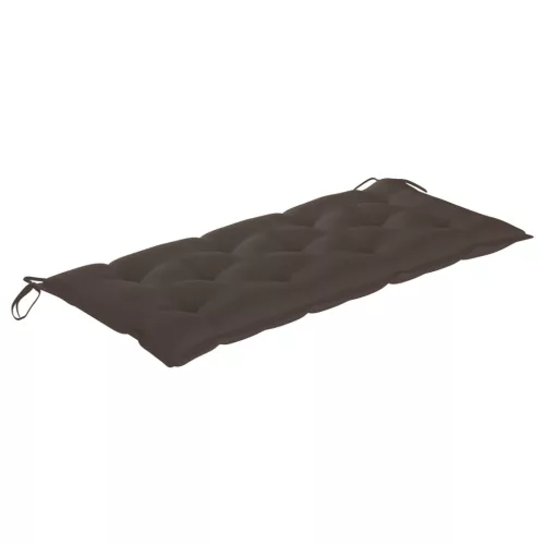  tömör akácfa kerti pad párnával 120 cm