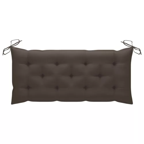  tömör akácfa kerti pad párnával 120 cm