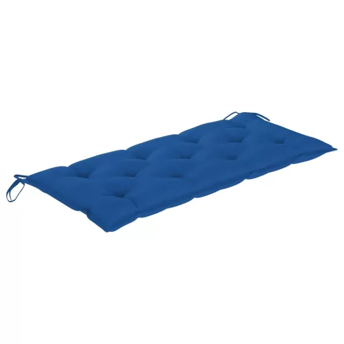  tömör akácfa kerti pad párnával 120 cm
