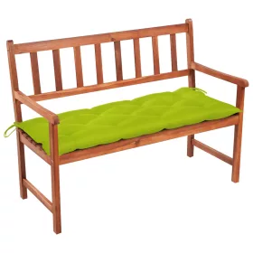  tömör akácfa kerti pad párnával 120 cm
