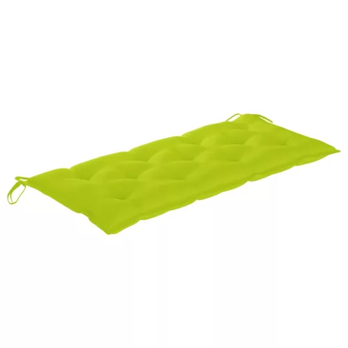  tömör akácfa kerti pad párnával 120 cm