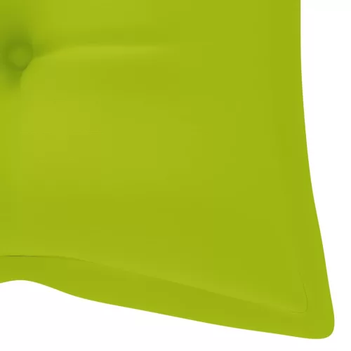  tömör akácfa kerti pad párnával 120 cm