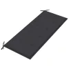  összecsukható bambusz kerti pad párnával 118 cm