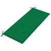  összecsukható bambusz kerti pad párnával 118 cm