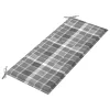  összecsukható bambusz kerti pad párnával 118 cm
