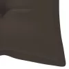  összecsukható bambusz kerti pad párnával 118 cm