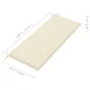  bambusz kerti pad párnával 120 cm
