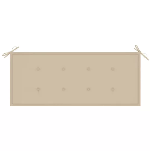  bambusz kerti pad párnával 120 cm