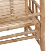  bambusz kerti pad párnával 120 cm
