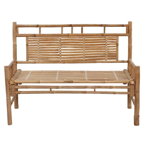  bambusz kerti pad párnával 120 cm