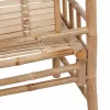  bambusz kerti pad párnával 120 cm