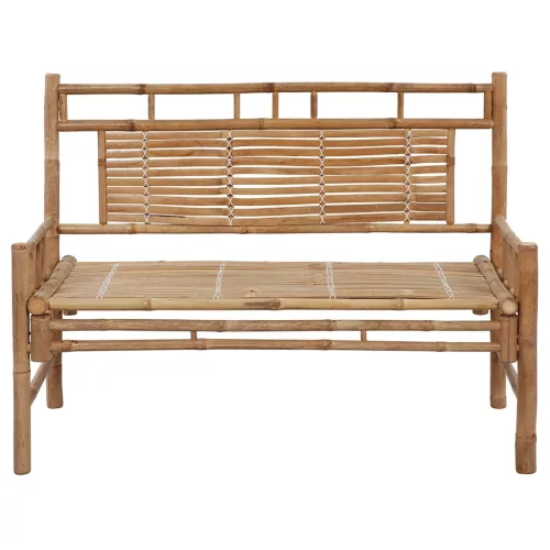  bambusz kerti pad párnával 120 cm
