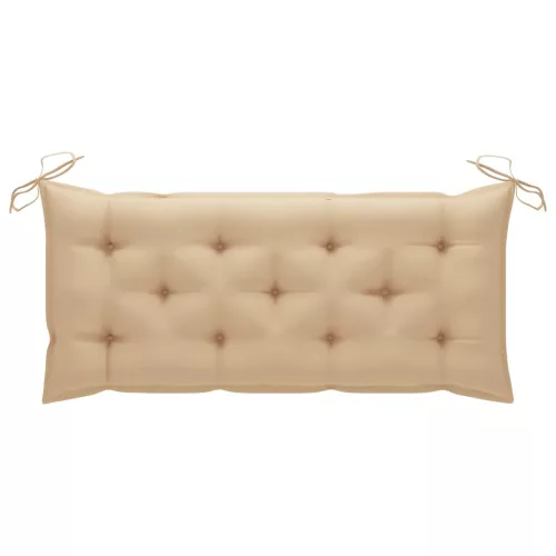  bambusz kerti pad párnával 120 cm