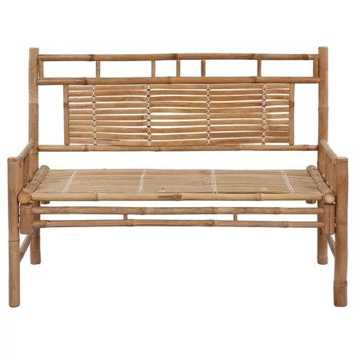  bambusz kerti pad párnával 120 cm