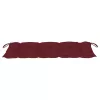  bambusz kerti pad párnával 120 cm