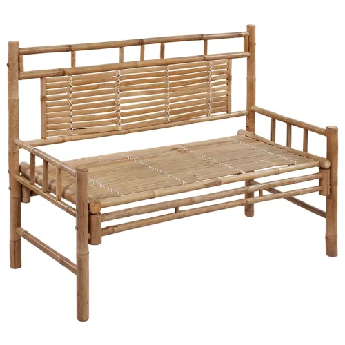  bambusz kerti pad párnával 120 cm