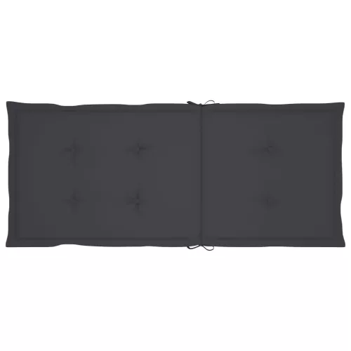  3 db összecsukható tömör akácfa kerti szék párnával