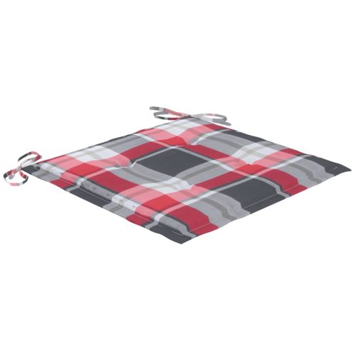  2 db tömör akácfa kültéri étkezőszék párnával