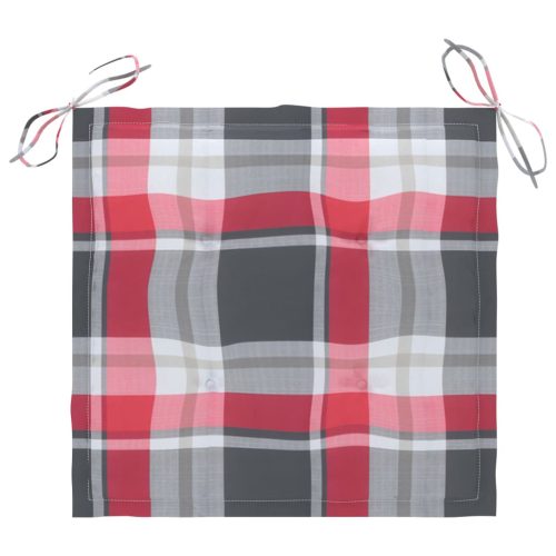  2 db tömör akácfa kültéri étkezőszék párnával