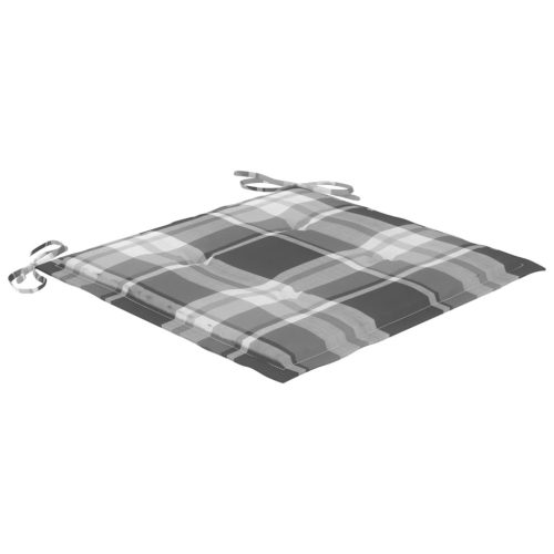  2 db tömör akácfa kültéri étkezőszék párnával