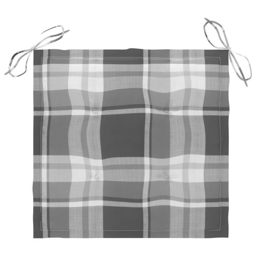  2 db tömör akácfa kültéri étkezőszék párnával