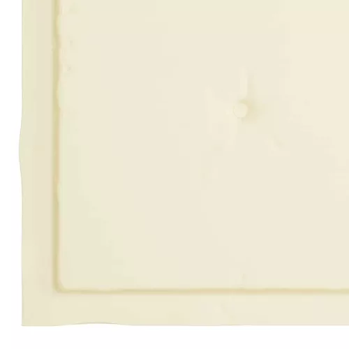  2 db összecsukható tömör akácfa kültéri szék párnával