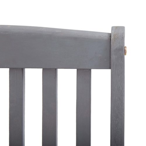  4 db összecsukható tömör akácfa kültéri szék párnával