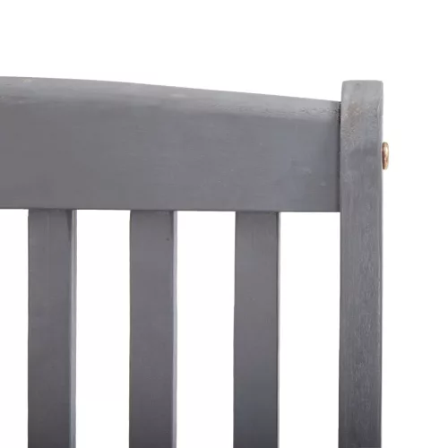  6 db összecsukható tömör akácfa kültéri szék párnákkal