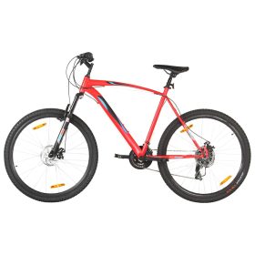    21 sebességes piros mountain bike 29 hüvelykes kerékkel 53 cm