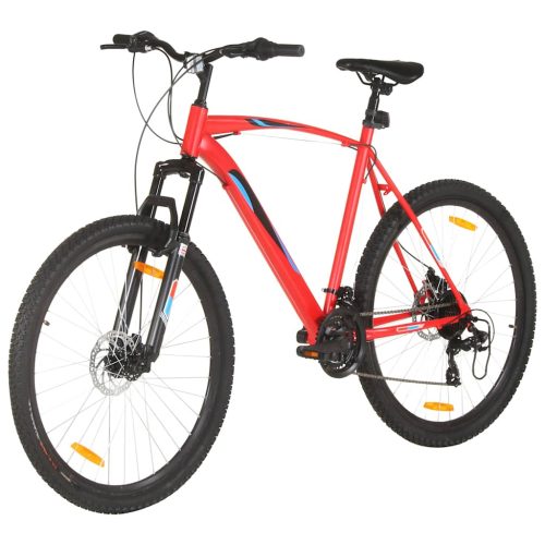  21 sebességes piros mountain bike 29 hüvelykes kerékkel 53 cm