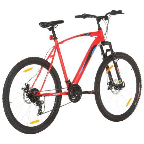  21 sebességes piros mountain bike 29 hüvelykes kerékkel 53 cm