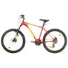  21 sebességes piros mountain bike 27,5 hüvelykes kerékkel 42 cm