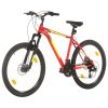  21 sebességes piros mountain bike 27,5 hüvelykes kerékkel 42 cm