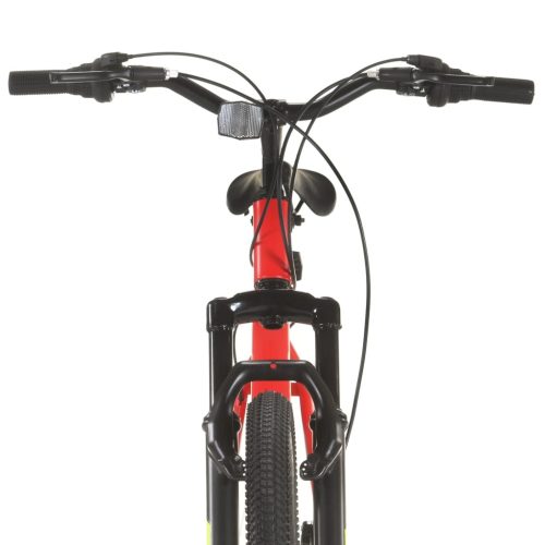  21 sebességes piros mountain bike 27,5 hüvelykes kerékkel 42 cm