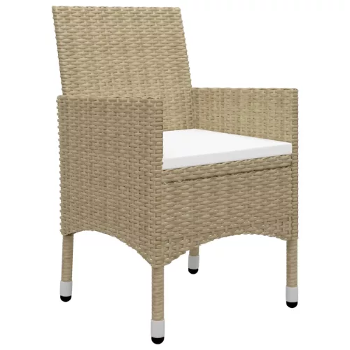  5 részes bézs kerti étkezőgarnitúra
