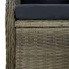  9 részes barna kerti étkezőgarnitúra