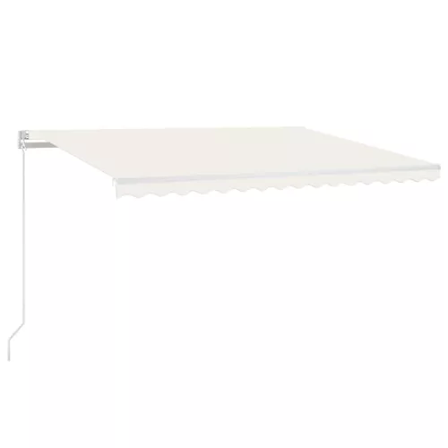  krémszínű automata napellenző 450 x 300 cm