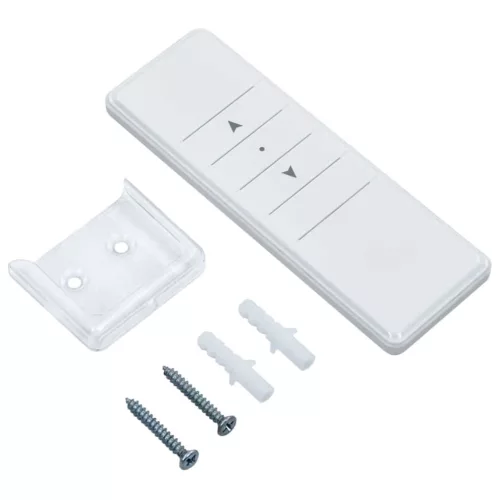  kék/fehér automata szélérzékelős és LED-es napellenző 400x350cm