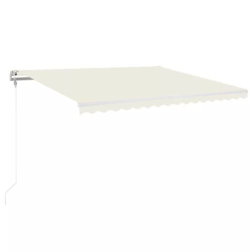  krémszínű automata napellenző 450 x 350 cm